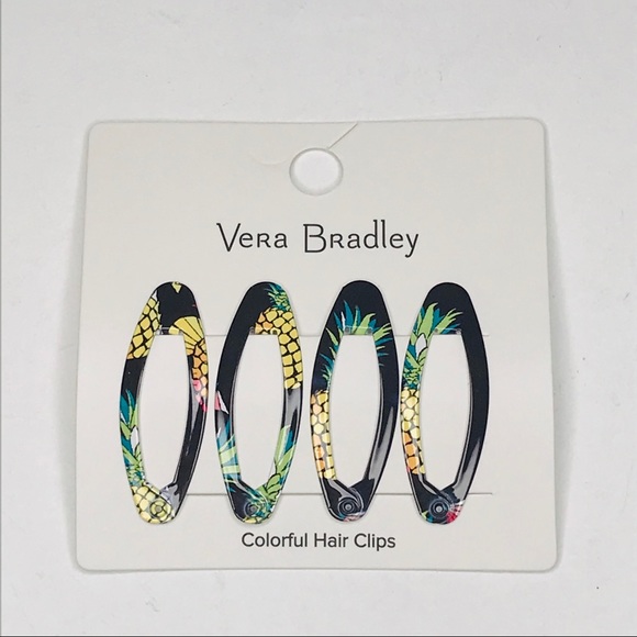 Vera Bradly Hair Clips Toucan Party, Barrettes - Picture 4 of 4